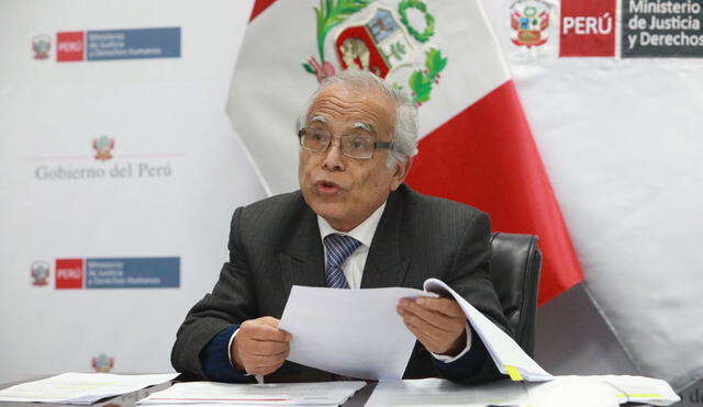 Torres juró como ministro de Justicia el último 29 de julio. Foto: Ministerio de Justicia