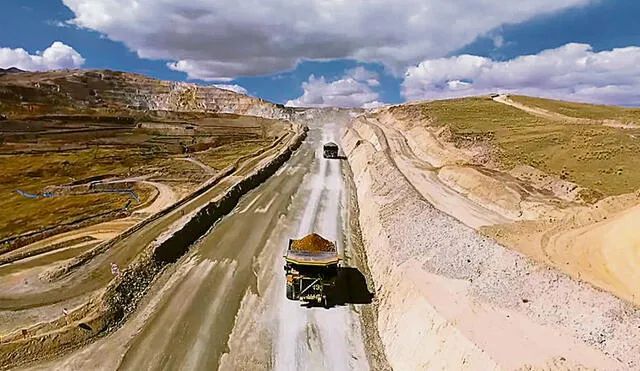 Las Bambas. Así se transporta el mineral en el Corredor Minero del Sur. Foto: difusión