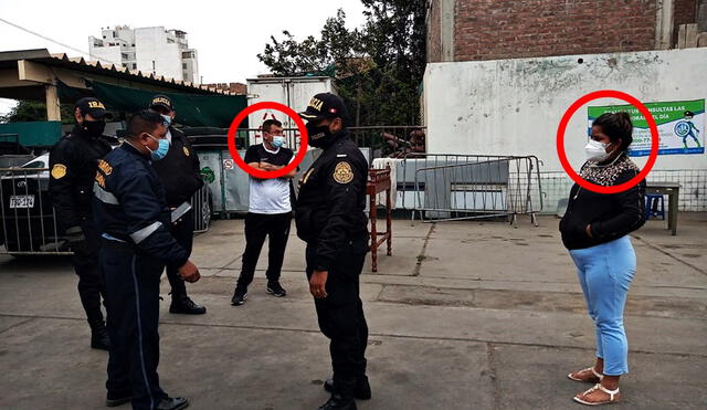 La pareja imputada fue llevada a la Comisaría de Ayacucho en un patrullero municipal. Foto: MPT