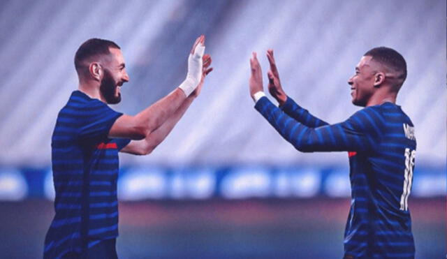 Benzema y Mbappé han sido convocados para la selección francesa en los siguientes duelos de las Eliminatorias Qatar 2022. Foto: Difusión