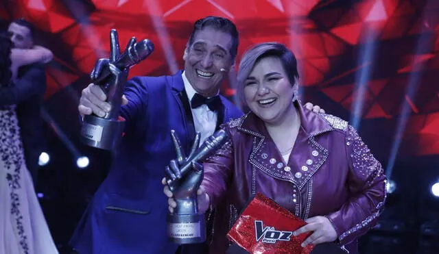 Tras ganar el trofeo de La voz Perú, Marcela Navarro firmó una carta de intención con Universal Music. Foto: captura La voz Perú / Latina