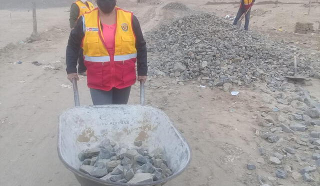 También anunciaron la compra e instalación de una alarma vecinal. Foto. PNP Alto Trujillo