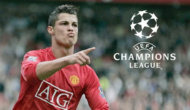 Cristiano Ronaldo ha ganado cinco Champions League, una con el Manchester United y las demás con el Real Madrid. Foto: EFE