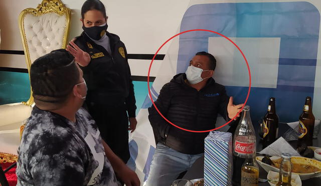 Tony Rosado volvió a infringir las normas sanitarias contra el coronavirus. Foto: Radio Uno