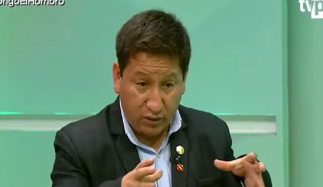 Guido Bellido habló en quechuas frente al Pleno del Congreso. Foto: captura TV Perú