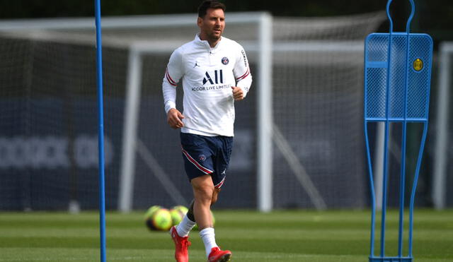 Lionel Messi jugaría por primera vez con la camiseta del PSG. Foto: AFP