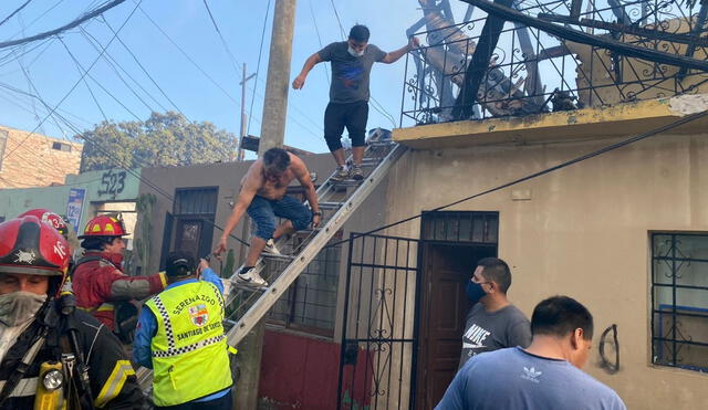 Siniestro alertó a todos los vecinos de Surco. Foto: Raúl Egúsquiza/ URPI-LR
