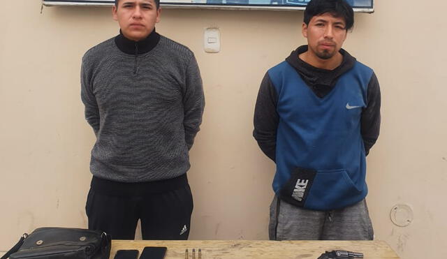 Según la Policía, los detenidos serían integrantes de la banda delincuencial denominada Los Facinerosos de Florencia de Mora. Foto: PNP