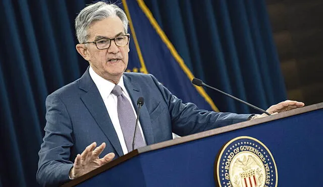 Anuncio. Jerome Powell, presidente de la Reserva Federal, descartó alza de las tasas. Foto: AFP