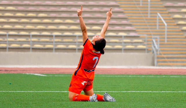 Emily Flores también marcó ante Cantolao en los playoffs. Foto: Liga Femenina FPF