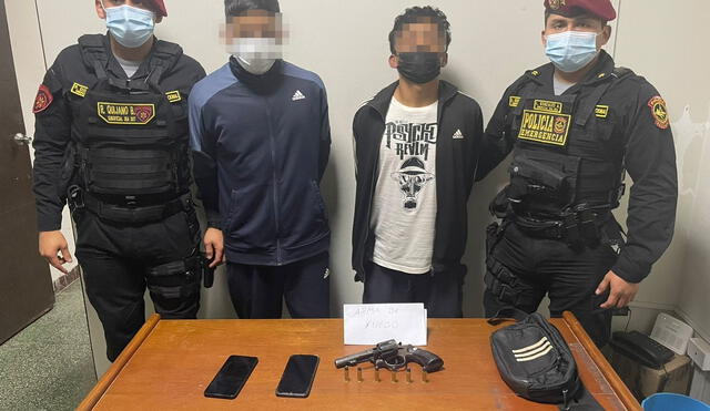 Son acusados de integrar la banda delincuencial denominada Los Malditos del Monte. Foto: PNP