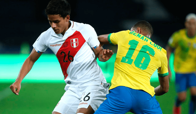Jhilmar Lora disputó las Copa América de Brasil 2021 con la selección peruana. Foto: FPF