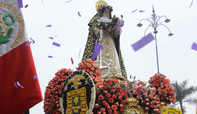 Santa Rosa de Lima se conmemora cada 30 de agosto. Foto: Antonio Melgarejo / LR