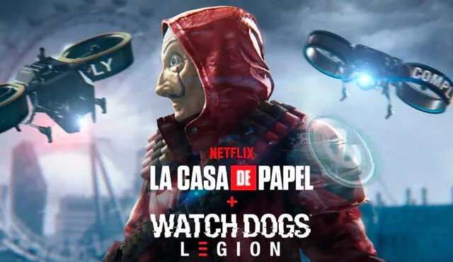 El evento crossover Watch Dogs Legion x La casa de papel ya está disponible en todas las plataformas. Foto: Ubisoft