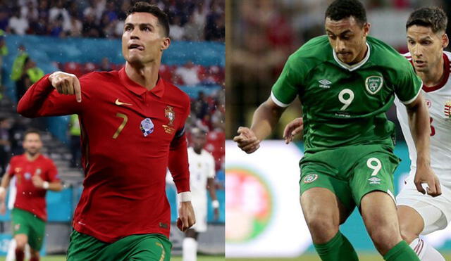 Portugal enfrentará a Irlanda por la fecha 4 del grupo A de las eliminatorias europeas. Foto: Composición LR