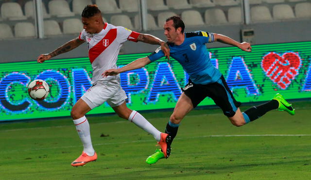 Paolo Guerreo irá por su quinto gol ante la selección uruguaya mañana por las eliminatorias. Foto: Andina