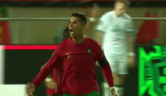 El héroe de Portugal. Cristiano Ronaldo anotó el empate y se convirtió en el máximo goleador de selecciones. Foto: captura video ESPN