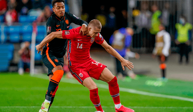 Países Bajos y Noruega empataron a 1 por Eliminatorias desde el Ulleval Stadion. Foto: AFP