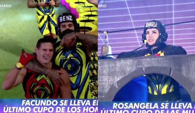 Facundo González y Rosángela Espinoza lograron ganar los dos último cupos. Foto: Captura / América TV