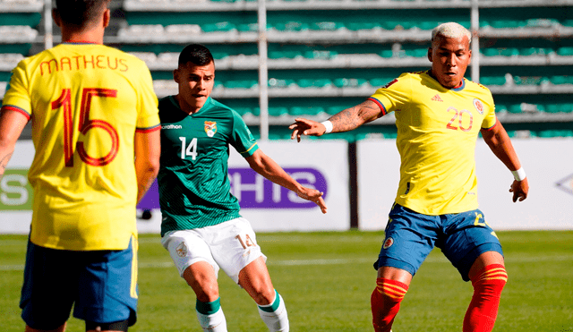 Bolivia y Colombia igualan sin goles. Foto: EFE