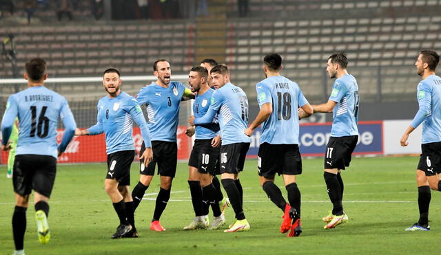 Giorgian anotó su primer gol con la selección uruguaya. Foto: AUF