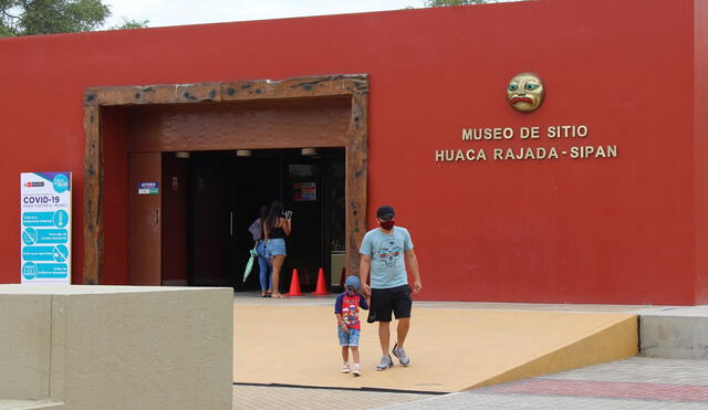 El Museo de Sitio Huaca Rajada - Sipán es uno de los recintos culturales de Lambayeque que puedes visitar. Foto: cortesía