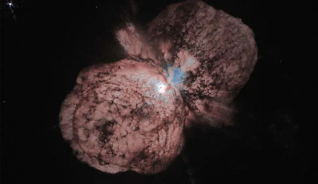 Imagen referencial que muestra la explosión de una estrella. Foto: NASA