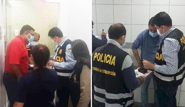 Servidores fueron detenidos con dinero fotocopiado por autoridades para operativo. Foto: Composición PNP