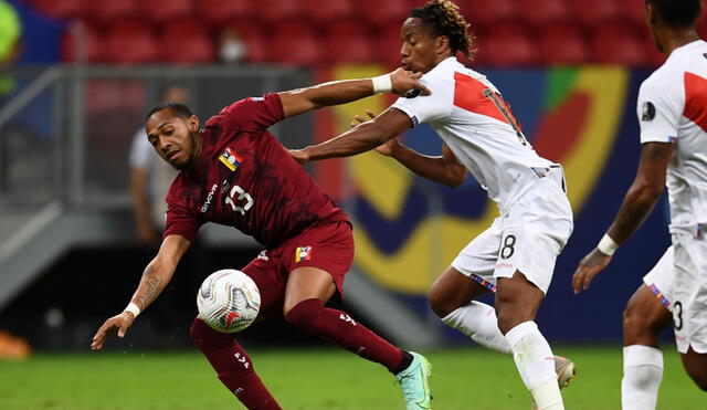 Perú vs. Venezuela es el partido pendiente de la fecha 6 de las Eliminatorias Qatar 2022. Foto: AFP