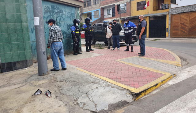 Repartidor recibió disparo cuando se encontraba estacionado en esquina. Foto: María Pía Ponce/URPI-LR