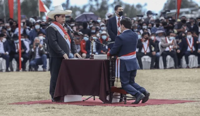 Castillo juró como presidente de la República el último 28 de julio. Foto: La República