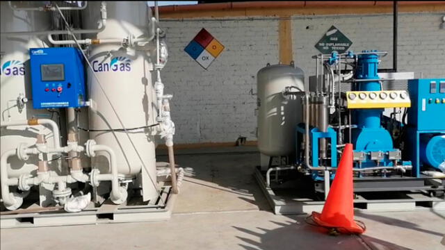 El Alto cuenta con planta de oxígeno para enfrentar tercera ola de la COVID-19. Foto: difusión