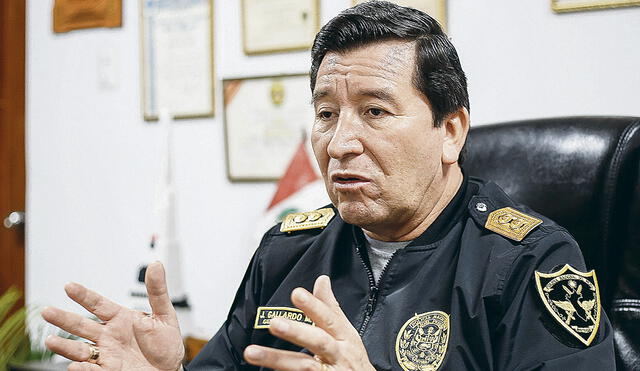 El general PNP Javier Gallardo Mendoza es el nuevo comandante general de la PNP. Dijo que no conoce a Vladimir Cerrón. Foto: Antonio Melgarejo/La República