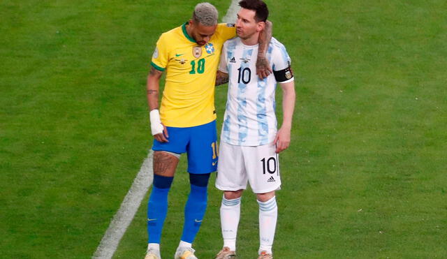 El último Brasil vs. Argentina se jugó en julio de este 2021. Foto: EFE