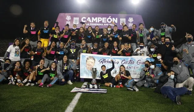 Alianza Lima se proclama campeón de la Liga Femenina 2021. Foto: Alianza Lima