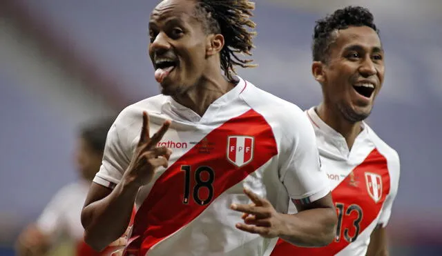 André Carrillo fue el anotador en la última victoria de Perú frente a Venezuela por la Copa América. Foto: AFP