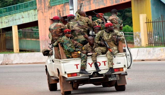 Golpe de Estado en Guinea. Foto: AFP