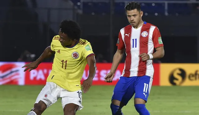 Paraguay no pudo con Colombia de local y sacó un punto. Foto: AFP