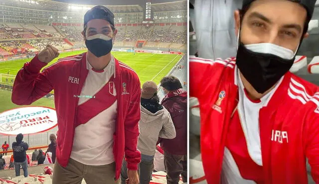 Andrés Wiese se mostró emocionado por volver al Estadio a ver a la selección. Foto: composición Instagram