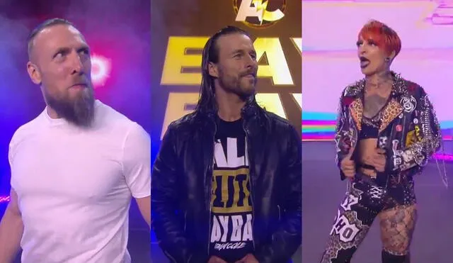 Daniel Bryan, Adam Cole y Ruby Riott son los nuevos integrantes de AEW. Foto: capturas de AEW