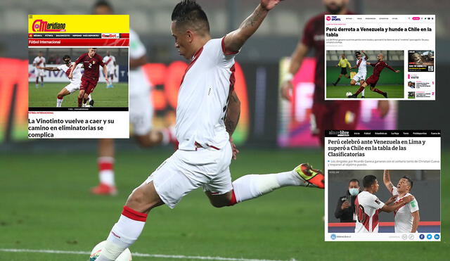 Medios internacionales coinciden que triunfo peruano ante Venezuela es clave de cara al resto de la competencia. Foto: composición FPF/ difusión
