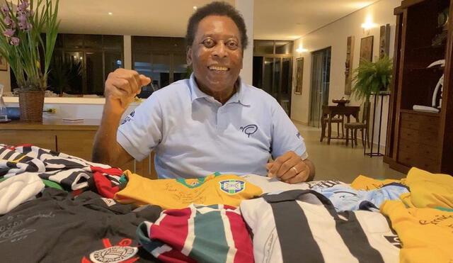 Pelé tiene 80 años y es unas de las máximas leyenda del fútbol. Foto:  Instagram / Pelé