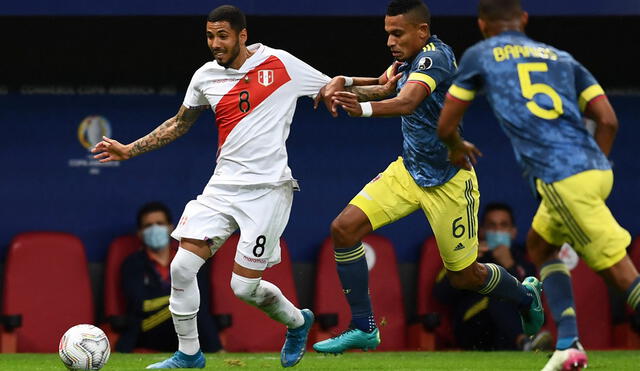 En esta fecha triple, Peña solo jugó parte del segundo tiempo contra Uruguay. Foto: AFP