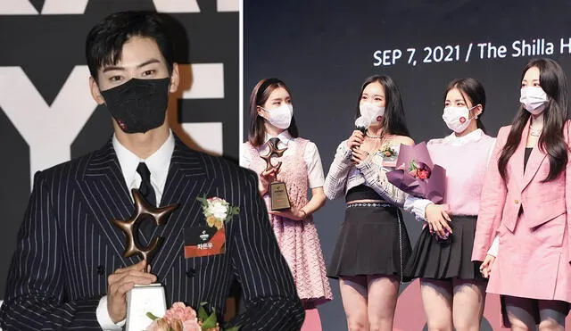 Público coreano eligió a las celebridades que impactaron con su trabajo en el 2021. Foto: composición Starnews/imbc