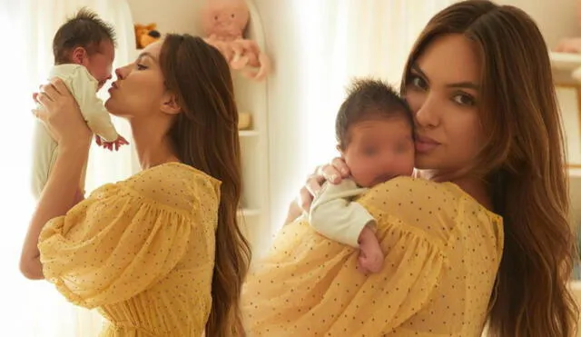 La conductora de televisión enterneció las redes con postales de su bebé. Foto: Natalie Vértiz/Instagram