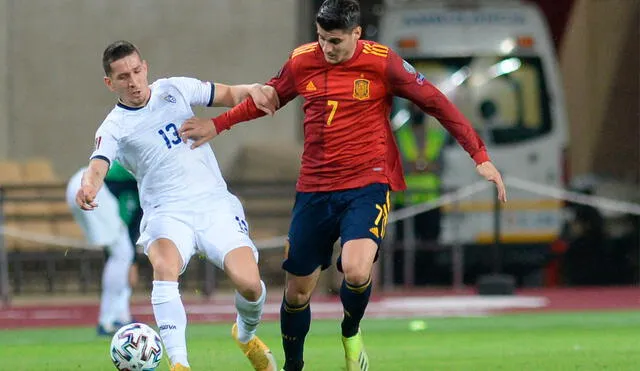 El partido España vs. Kosovo se juega en Pristina este miércoles 8 de septiembre. Foto: AFP