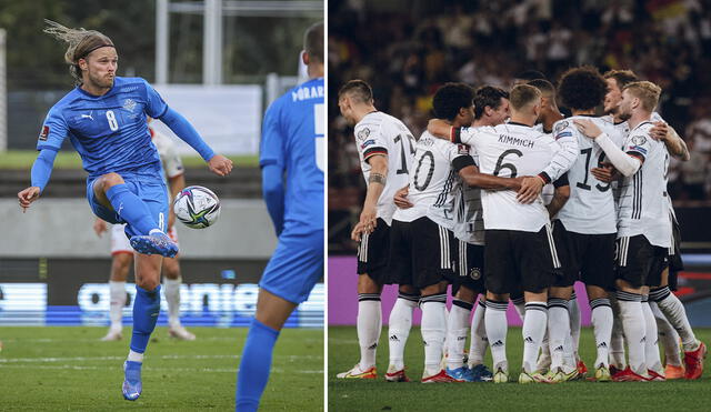 Alemania vs. Islandia se enfrentan por una fecha definitoria más de las Eliminatorias Europeas Qatar 2022. Foto: composición / Twitter