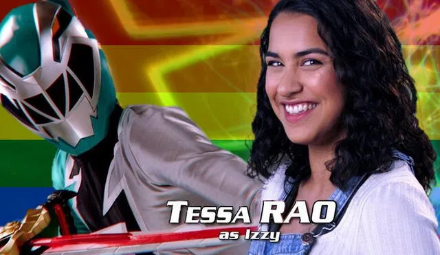 Tessa Rao interpreta a Izzy en Power Rangers dino fury. Foto: composición/Nickelodeon