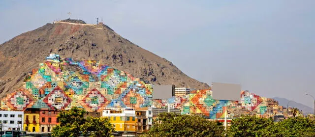 Diseño final del Proyecto Arcoíris en Cerro San Cristóbal. Foto: Municipalidad de Lima