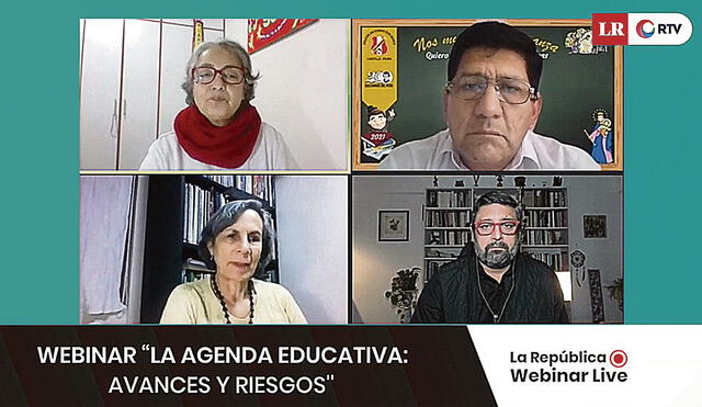 Docentes. Arriba, Natalia González y Miguel Lizano. Abajo, Patricia Salas y Ricardo Cuenca. Foto: difusión